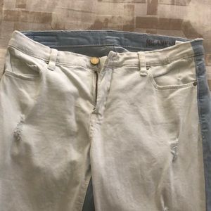 Blank NYC two toned skinny jeans